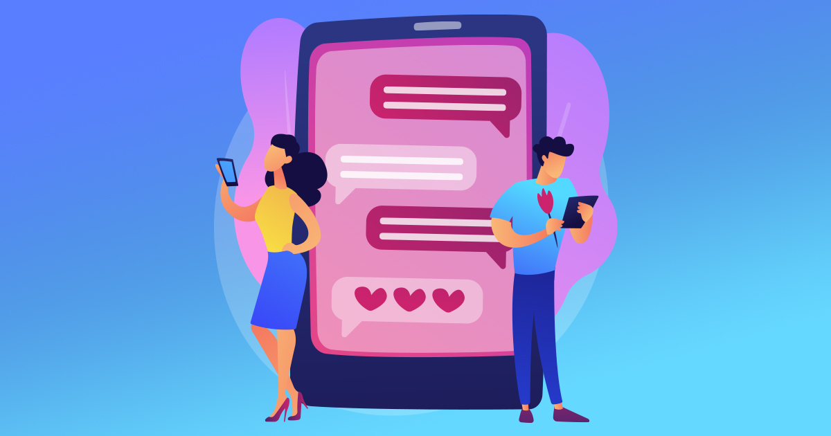 Fira kärleken med ett kärleks-SMS!